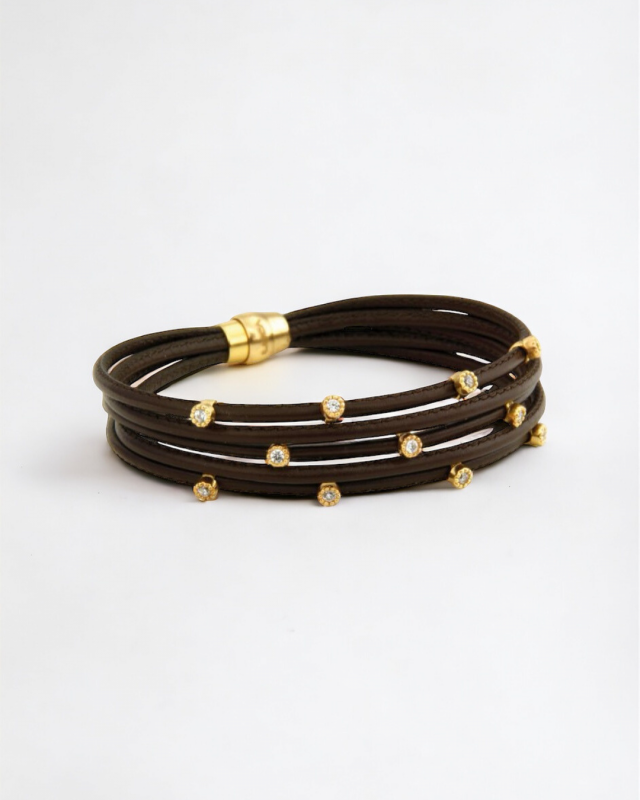 Glow Leather Bracelet