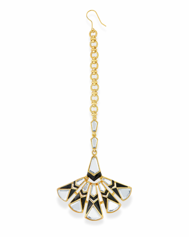 Mirror Enamel Maang-Tikka