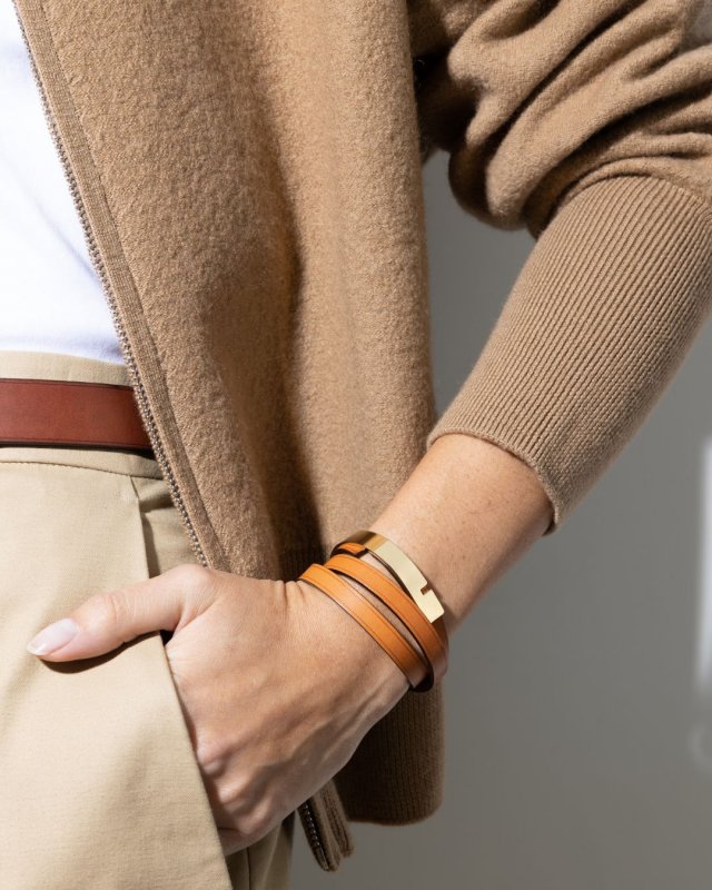 U-TURN TRIPLE | Women's Wrap Leather Bracelet