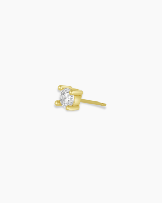3 mm White Round Stud