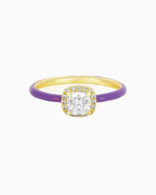 Grape Soda Enamel Ring
