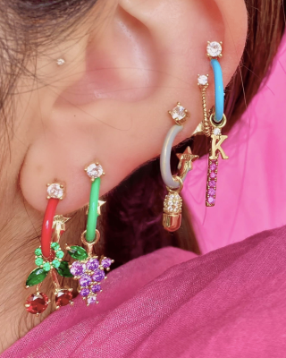 Long Bar Earring Charm
