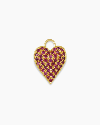 Double Heart Earring Charm