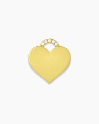 Gilded Heart Earring Charm