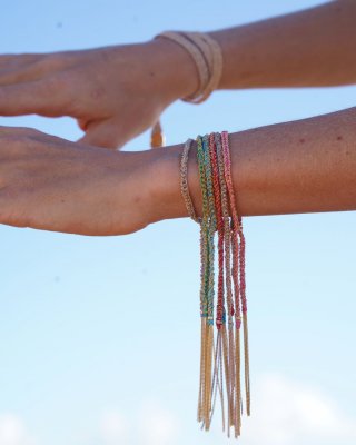 AjjourWorld Panama Tassel Bracelet