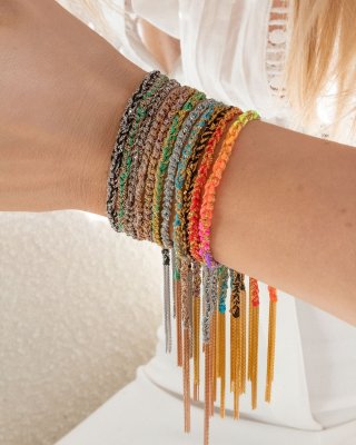 AjjourWorld Panama Tassel Bracelet