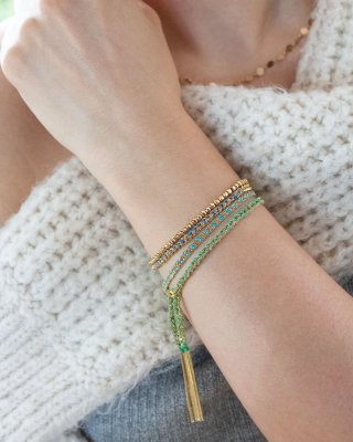 AjjourWorld Panama Tassel Bracelet