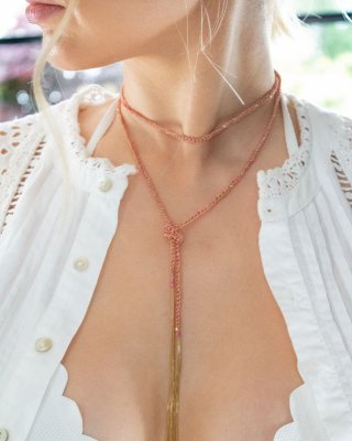 Panama Tassel Necklace