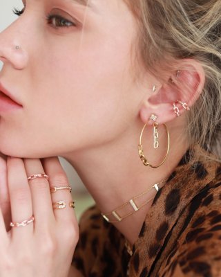 AjjourWorld Avi Ear Cuffs