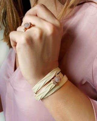 Abbraccio Leather Bracelet
