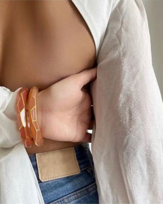 AjjourWorld Louvre Hinged Bangle