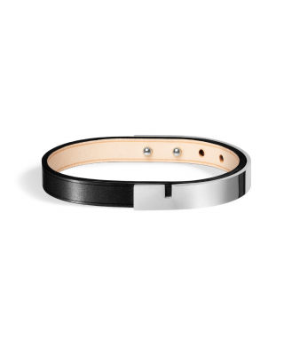 U-TURN | Men's Black Leather Bracelet