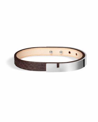 U-TURN | Men's Mocha Python Leather Bracelet