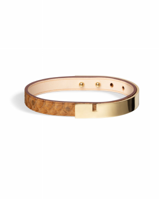 U-TURN | Men's Natural Python Leather Bracelet