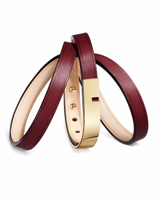 AjjourWorld U-TURN TRIPLE | Women's Wrap Leather Bracelet