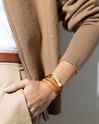 U-TURN TRIPLE | Women's Wrap Leather Bracelet