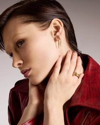 AjjourWorld Long Spear Drop Earring