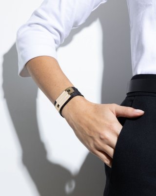 EMBRACE Python Leather Cuff Bracelet