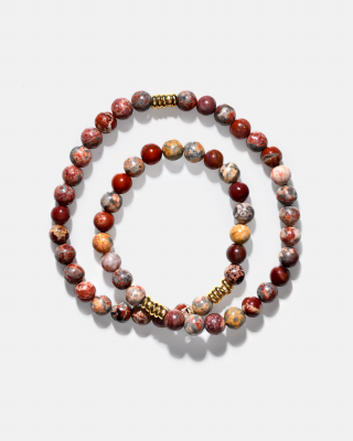 Leopard Jasper Bini Necklace