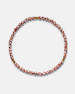 Animal Print Tibetan Agate Bini Necklace