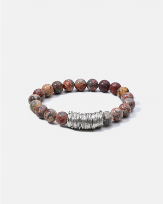 AjjourWorld Bini Disk Bracelets with Natural Stones