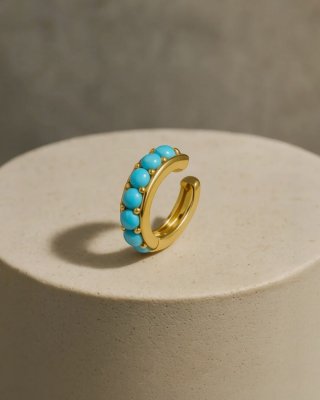 Jumbo Turquoise Ear Cuff